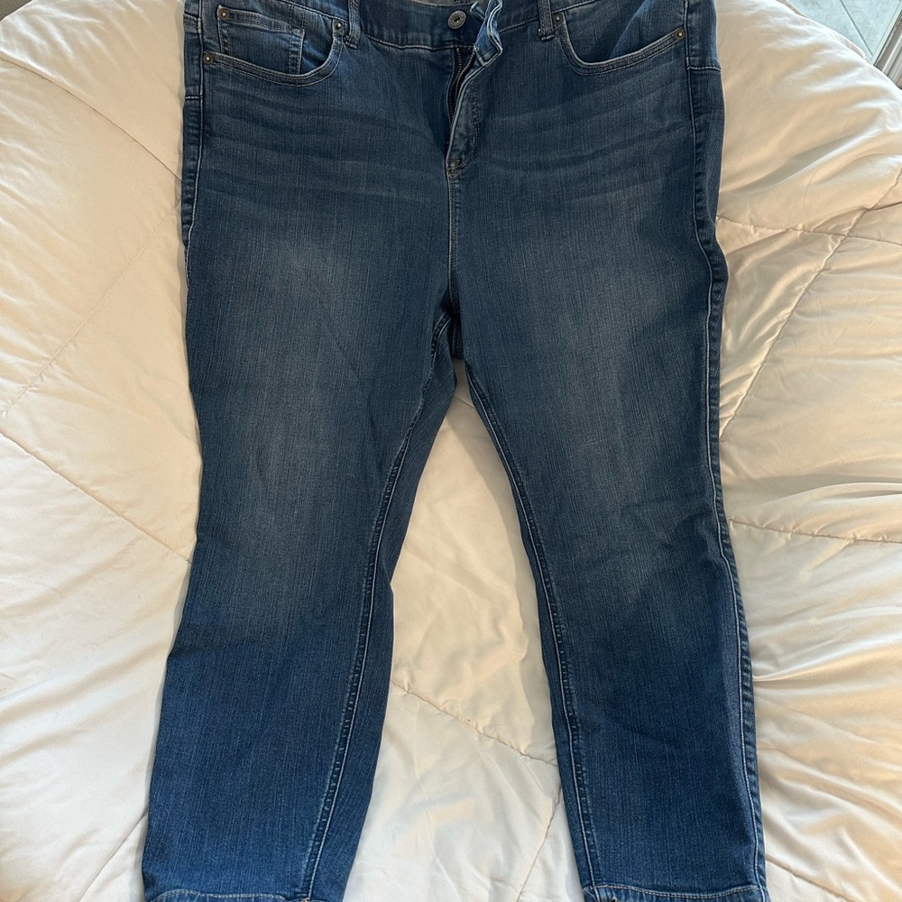 Torrid Dark Blue Bombshell Skinny Jeans